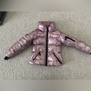 SAM girl’s Freestyle down puffer jacket- metallic pink